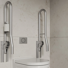 Load image into Gallery viewer, Armrest for toilet 40134 - Stainless Steel