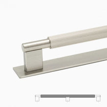 Load image into Gallery viewer, Handle Arpa - Blackplate - 1178mm - Stainless steel look