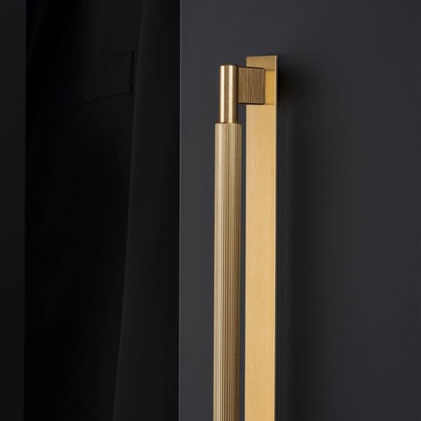 Handle Arpa - Backplate - 1178mm - Brushed brass