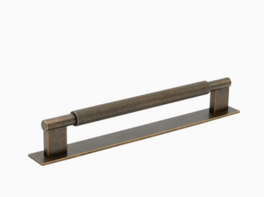 Handle Arpa - Backplate - 192mm - Antique brass
