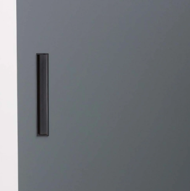 Recessed handle Cubic - Matt black