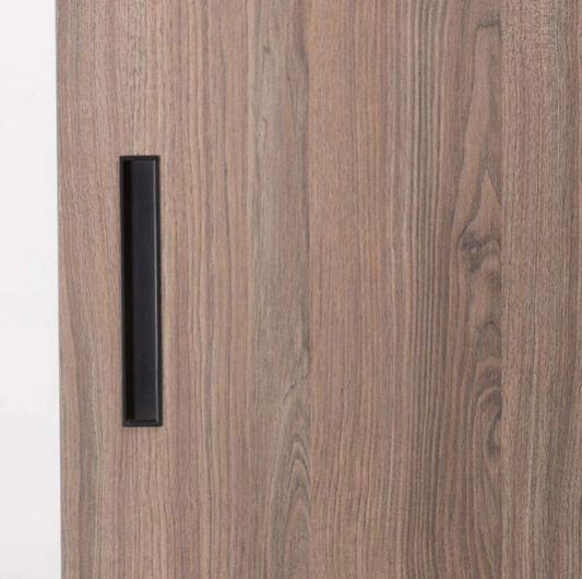 Recessed handle Cubic - Matt black