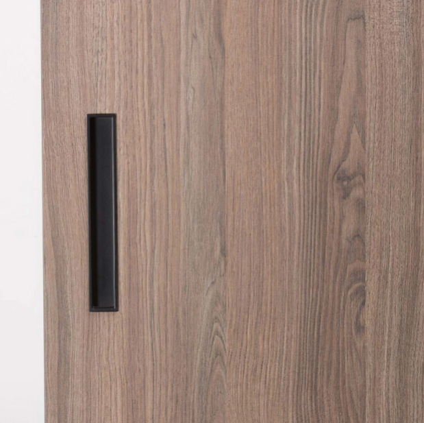 Recessed handle Cubic - Matt black