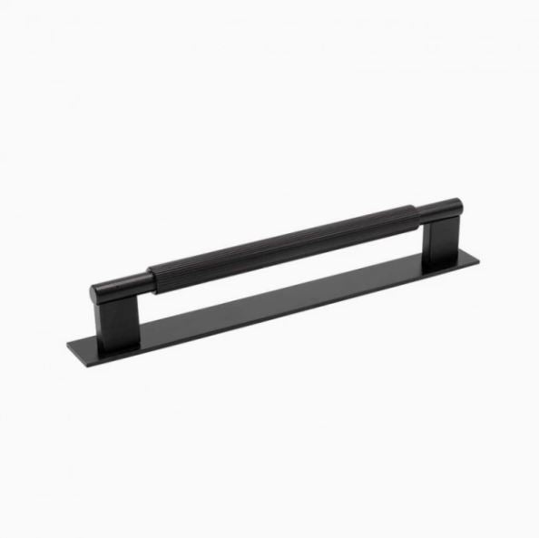 Handle Arpa - Backplate - 192mm - Brushed black