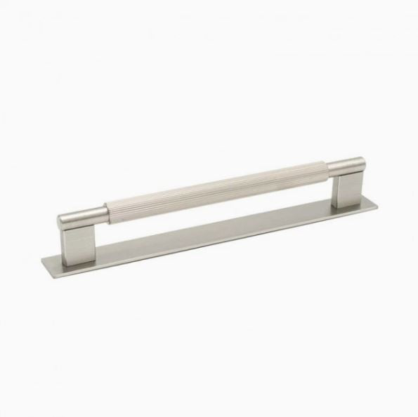 Handle Arpa - Backplate - 192mm - Stainless steel look