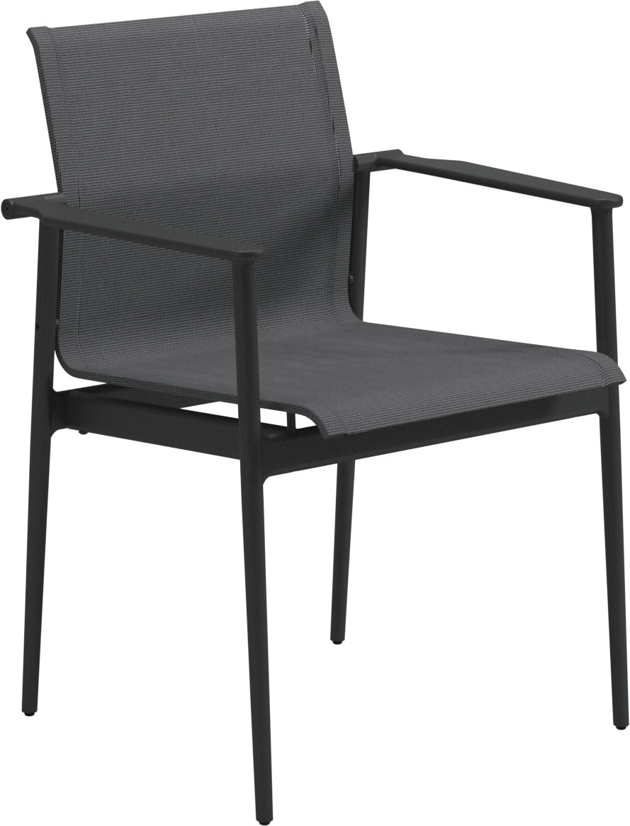 180 Stacking Chair With Teak Arms