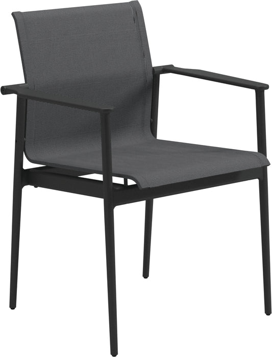 180 Stacking Chair With Teak Arms
