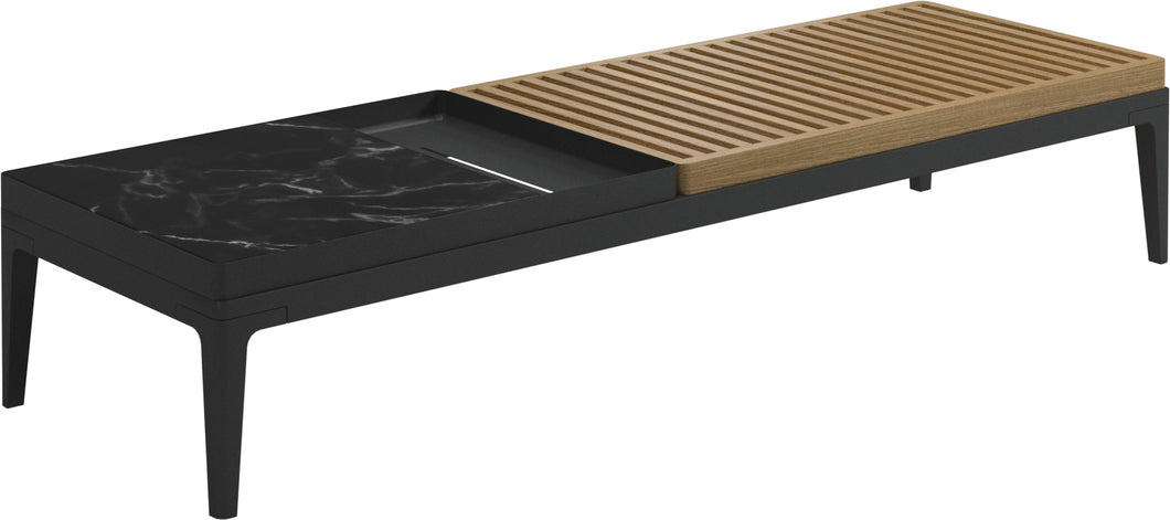 Grid Coffee Table Nero Ceramic