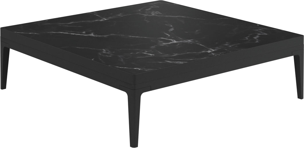 Grid Large Coffee Table Nero Ceramic