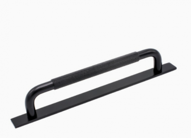 Handle Helix - Back plate - 160mm - Matte black