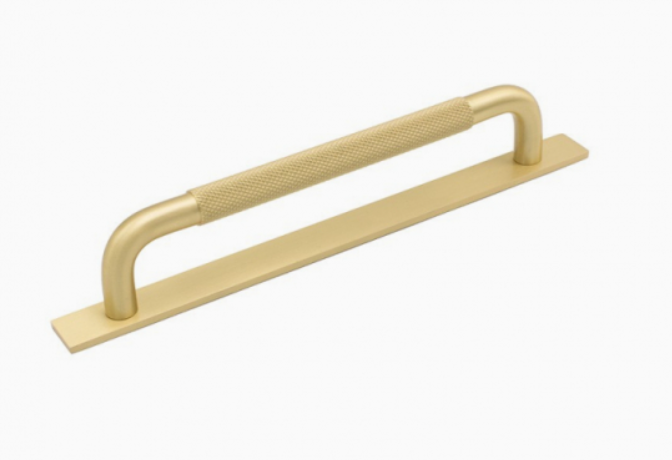 Handle Helix - Back plate - 160mm - Brass