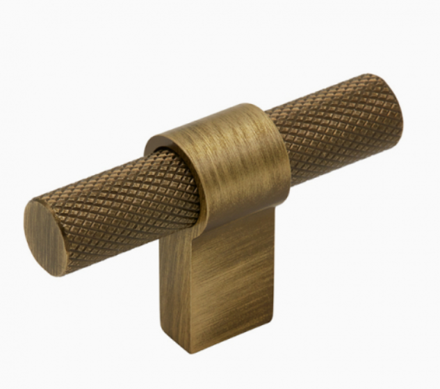 Knob T Helix - Antique Bronze