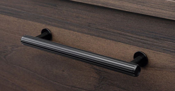 Handle Rille brushed black 992mm