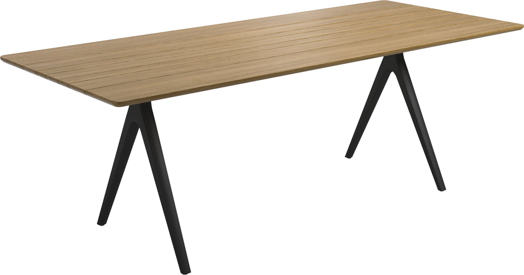 Split 220cm Dining Table Teak