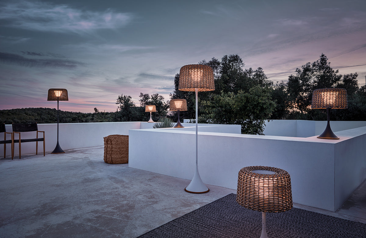 Ambient Mesh Lighting Tall Lantern Sorrel