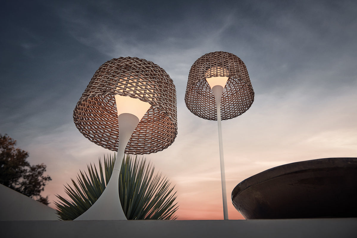 Ambient Mesh Lighting Tall Lantern Sorrel