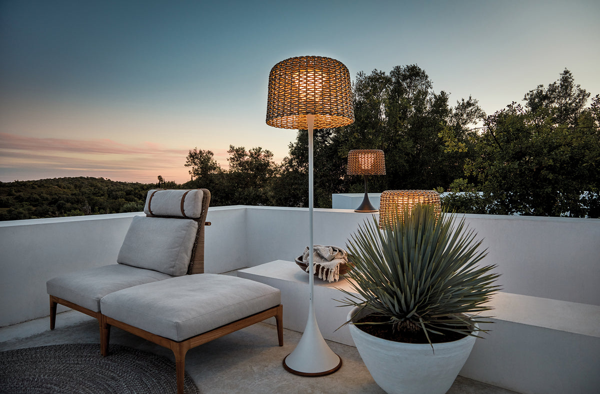 Ambient Mesh Lighting Tall Lantern Sorrel
