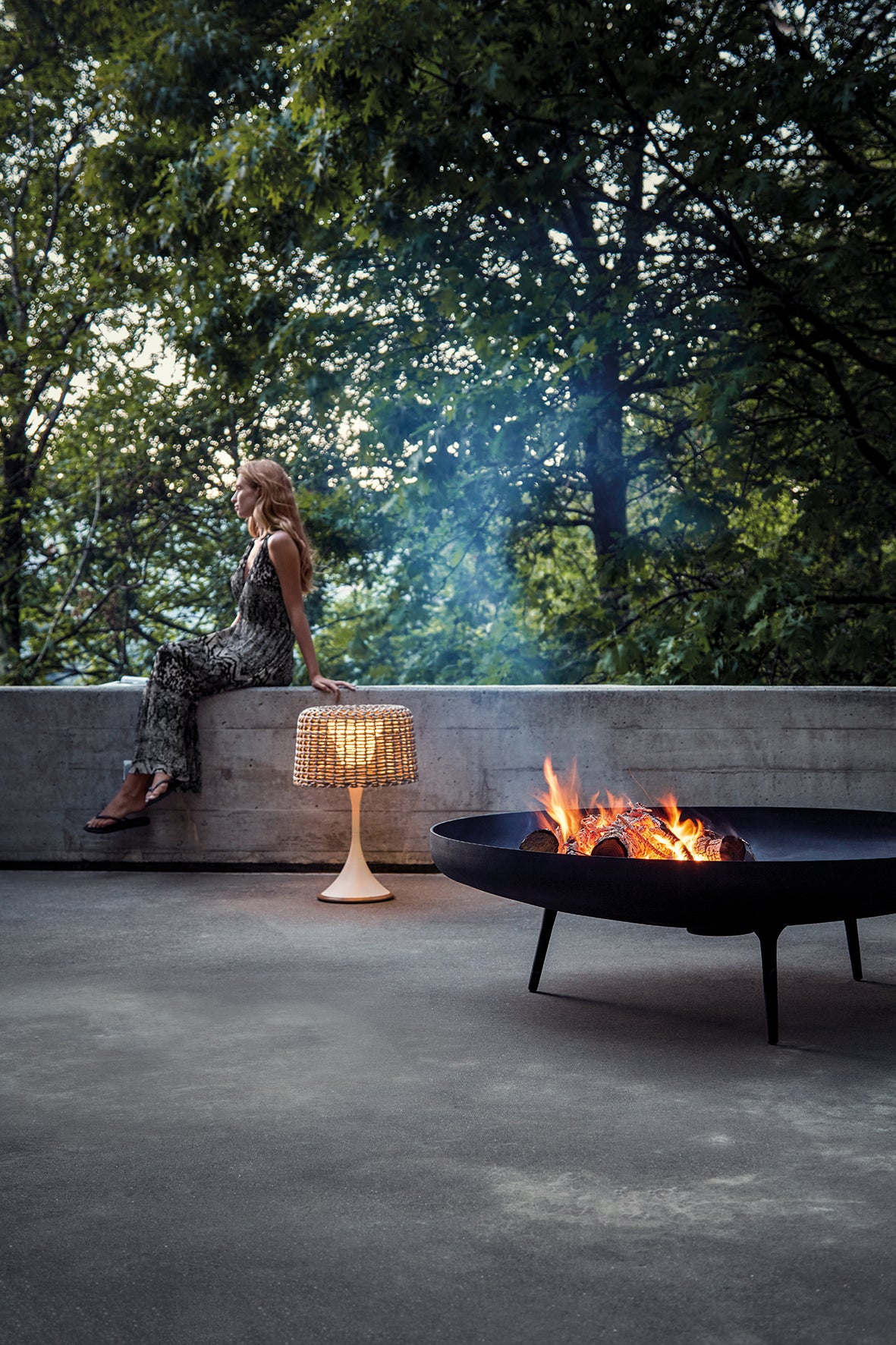 Deco 135cm Freestanding Fire Bowl