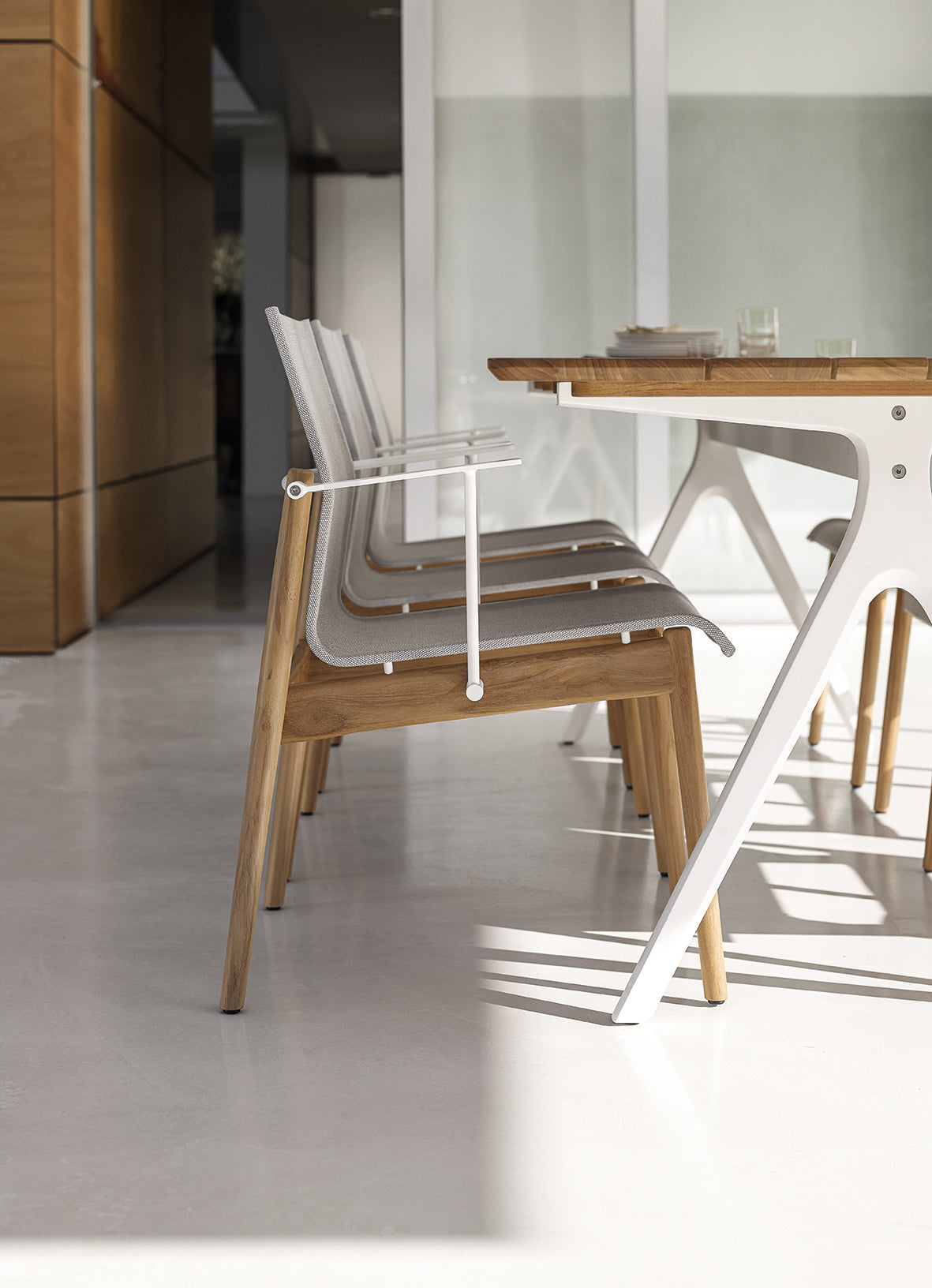 Split 170cm Dining Table Teak