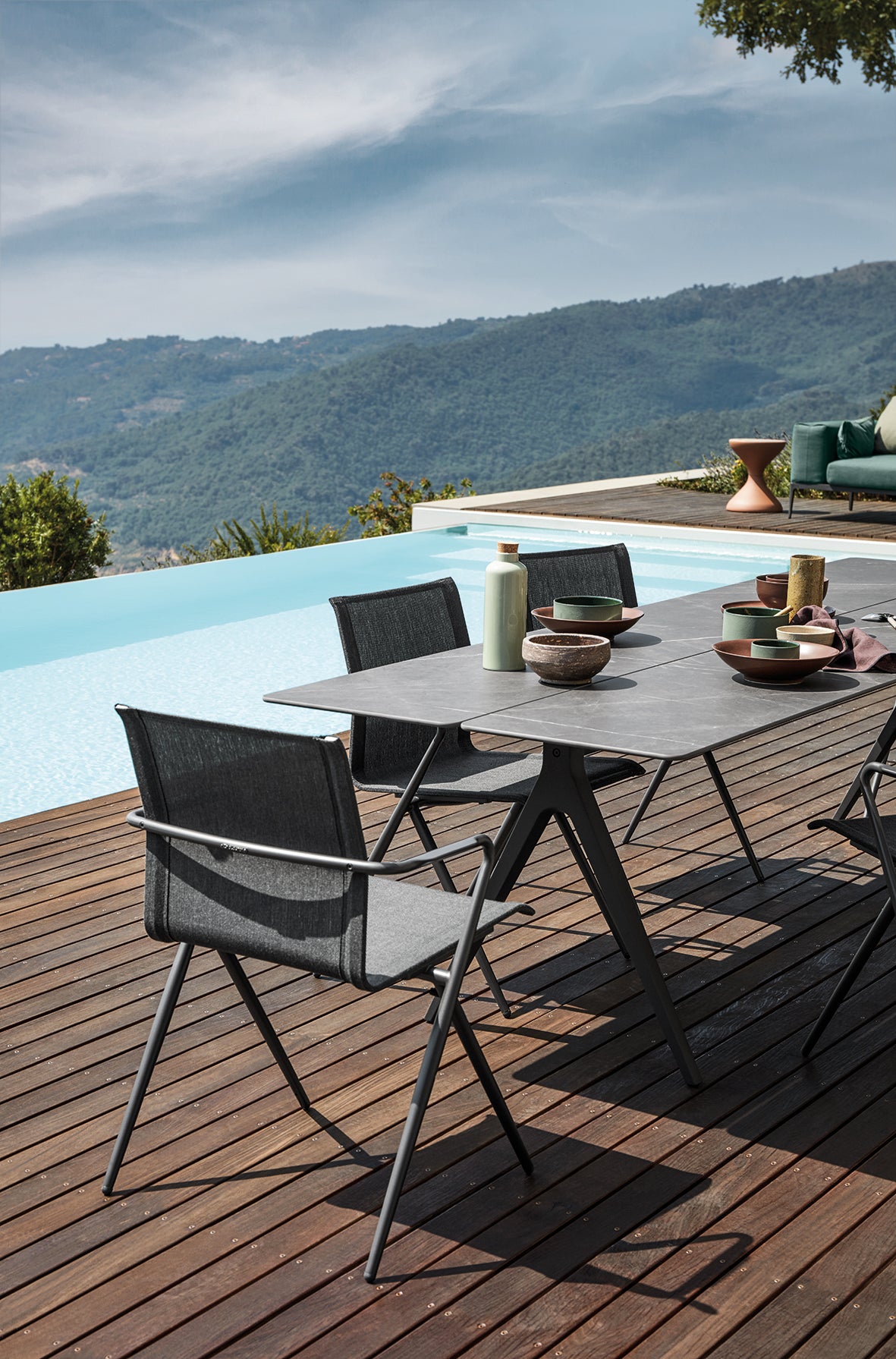Split 220cm Dining Table Ceramic